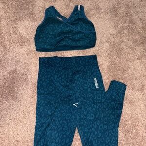 Gymshark leopard set